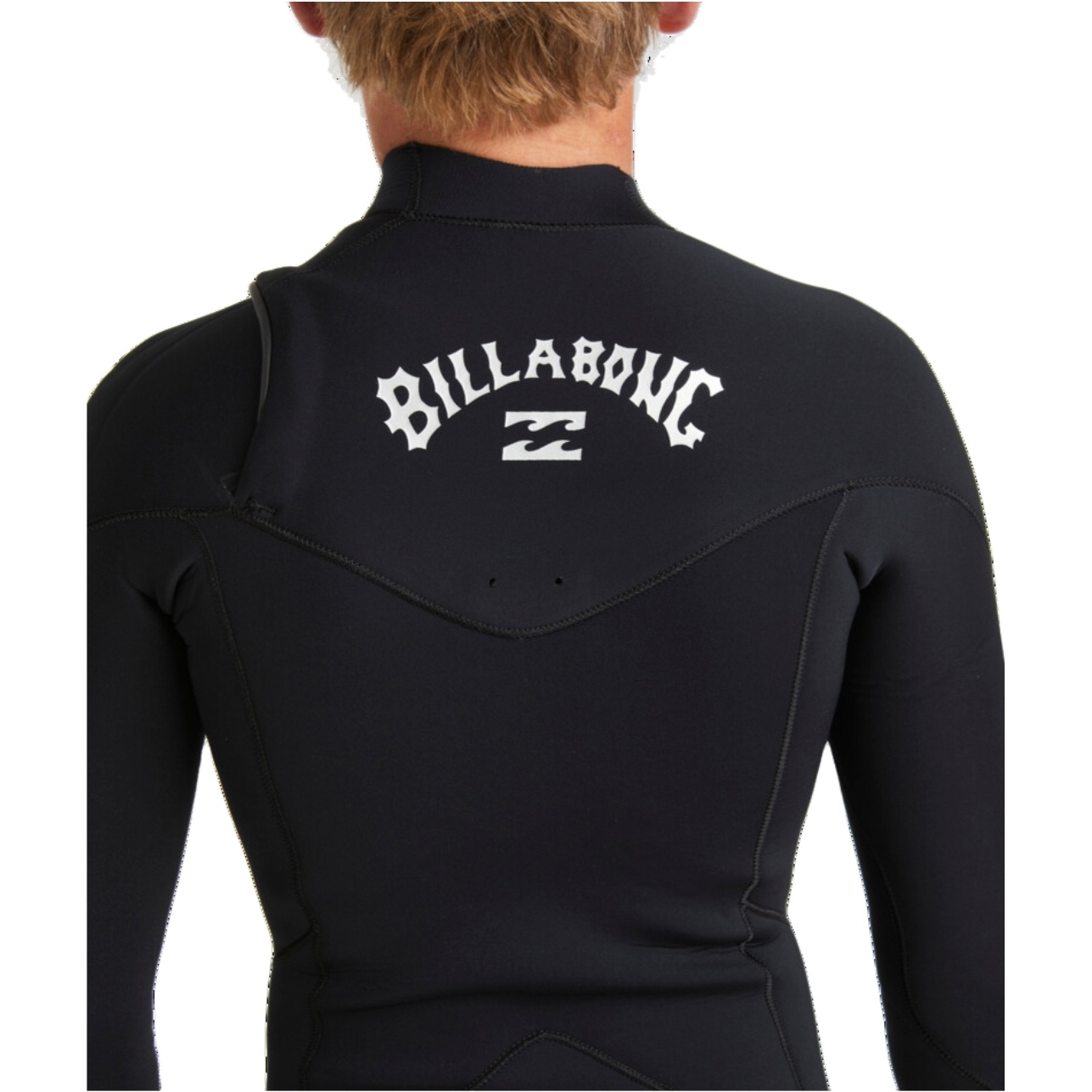 2024 Billabong Junior Foil 5/4mm Chest Zip Våddragt ABBW100156 - Black